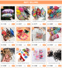 20/50pcs Kids Elastic Hair Bands Girls Sweets Scrunchie Rubber Band for Children Hair Ties Clips Headband Baby Hair Accessories