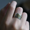 Transfer Evil Spirits Thai Silver Five Emperors Coin Copper Coin Ring Opening Adjustable Index Finger Rings