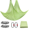 6 Meters Aerial Yoga Hammock Set Home Carabiners Daisy Chain Accessories Medium Elastic Monochrome Sling for Yoga Studio