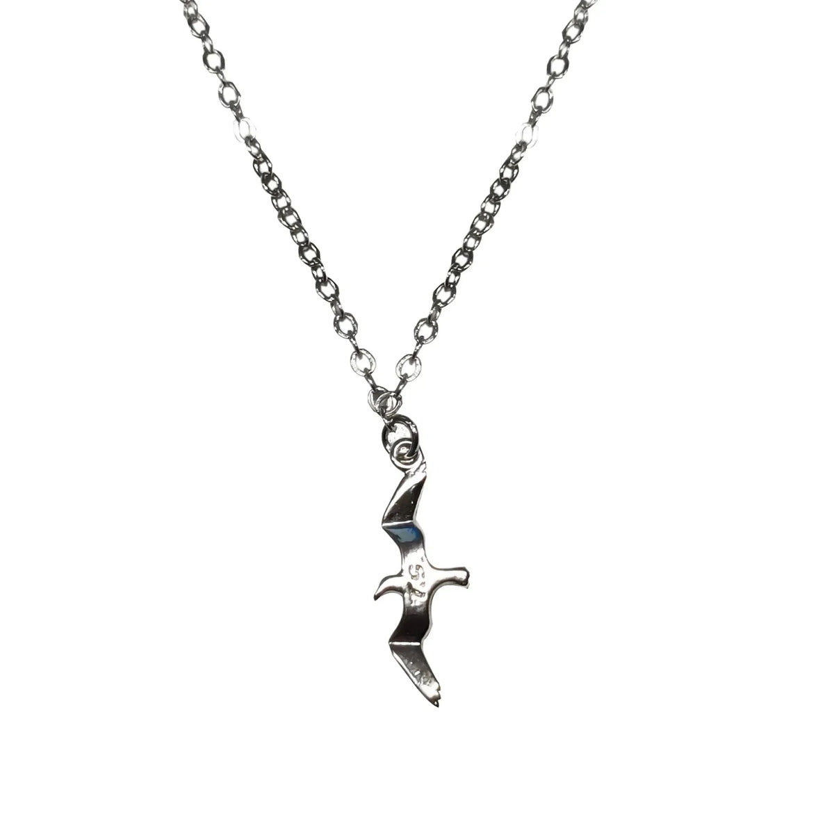 Fashion silver color sea mew pendant necklace for women simple seabird seagull necklace fine jewelry accessories xmas gifts