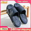 Men's slippers Summer New trend Outdoors Casual thick sole flip flops Bathroom Soft Sole Non-slip Slippers Beach Couple Slippers