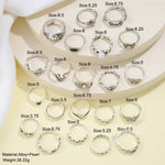Load image into Gallery viewer, 21pcs Set Punk Style Butterfly Heart Stainless Steel Ring and Tai Chi Design Multi-element Snake Rings Set Кольца Женские Кольцо
