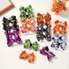 4Pcs/Set Cute Halloween Bow Hair Clip Fashion Kids Girl Hairpin Party Decoration Barrettes Baby Hair Accessories Gift Wholesale