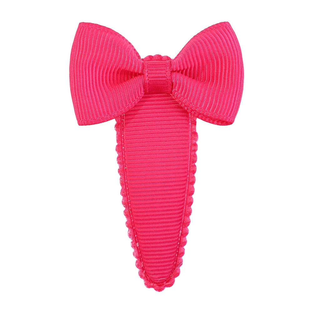 2Pcs Bow Flowers Hair Clip Girl Cute Hair Bands Kids Hair Accessories Handmade Cloth Headwear Hairpins Barrettes Headdress Gift