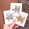 8PCS 3D Moving Butterfly Hair Clips Metal Moving Wings Butterfly Hair Accessories Hair Clips Barrettes for Women Girls Kids