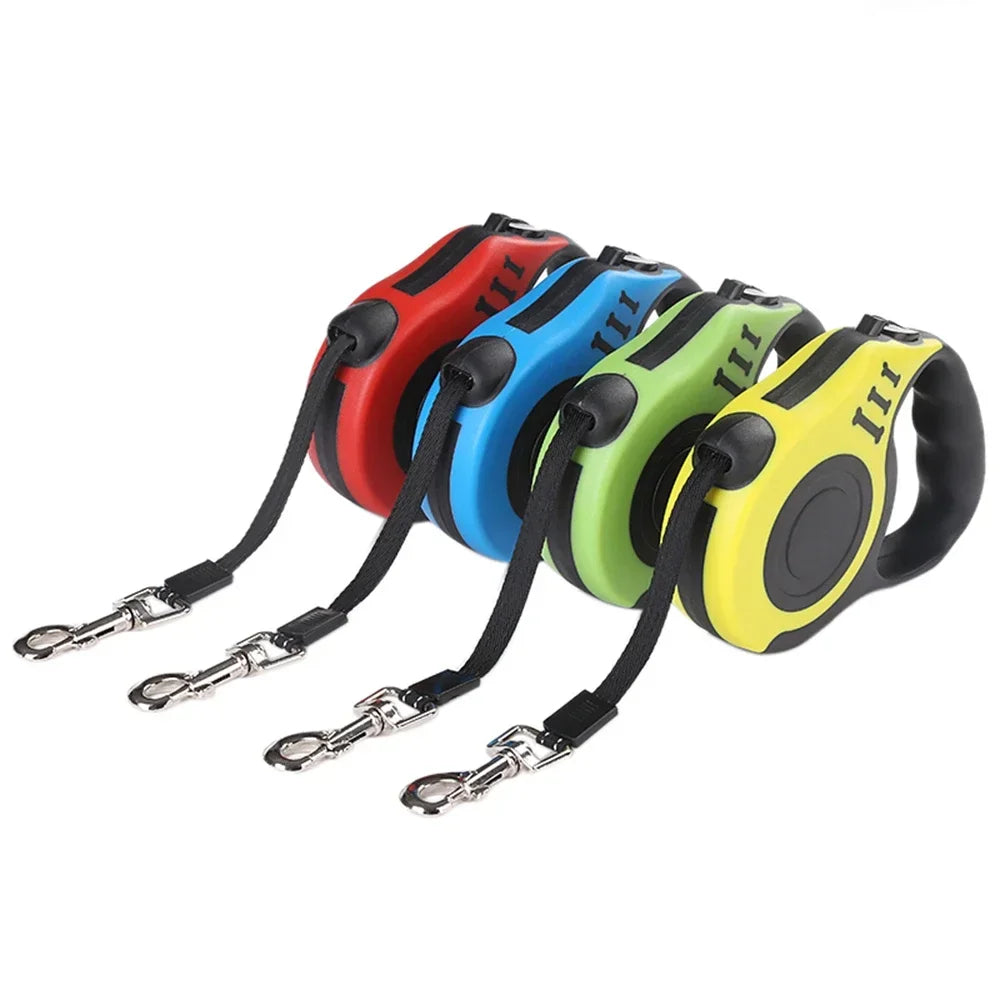 Dog Leash 3m 5m Durable Automatic Retractable Cat Lead Extension Puppy  Walking Running Lead Roulette Pet Lead Leashes Products