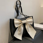 Load image into Gallery viewer, Bow Shaped Shoulder Bag For Women, Fresh And Large Capacity Portable Tote Bag
