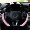 Car Steering Wheel Cover Plush Little Cute Monster 38cm Elastic Warm Anti-slip Wheel Cover Car Styling Car Accessories for Women