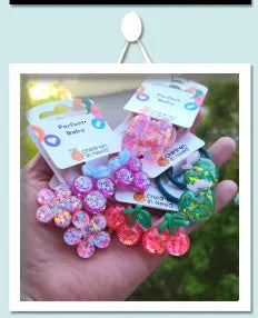 2PCS New Cute Panda BB Clips Cartoon Kids Hairpins Children Headwear Baby Clips Headdress Elastic Hair Bands Girls Accessories
