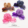 3Pcs/Pack Solid Dot Hair Bows Clip Girls Boutique Bowknot Hair Clips Kids Colorful Heart Sun Glasses Children Hair Accessories