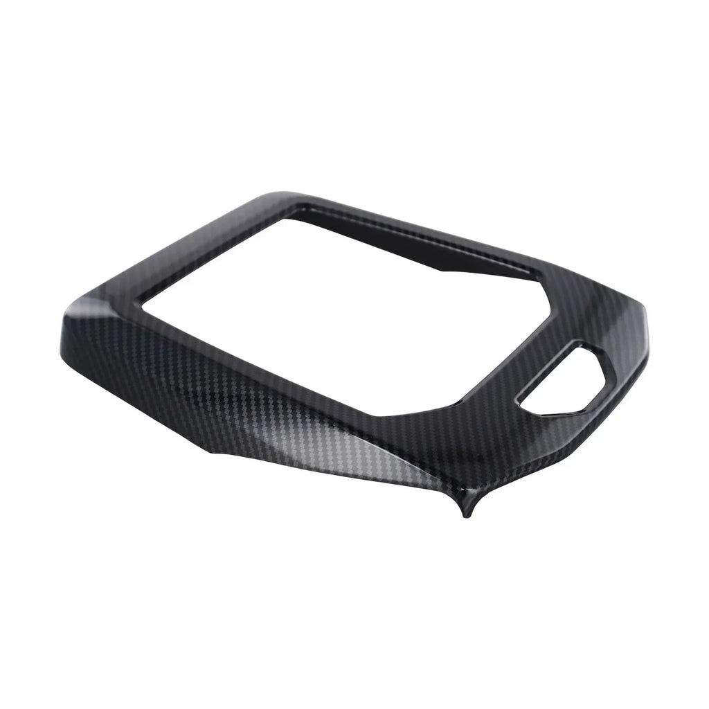 ABS Center Console Frame Trim Cover Fits For BMW 5 Series G60 2024 Carbon Fiber Color Car Styling Car Accessories