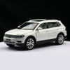 1/32 Volkswagen Tiguan L SUV Toy Car Model Diecast Alloy Miniature Pull Back Sound & Light Collection Gift for Children Boys Kid