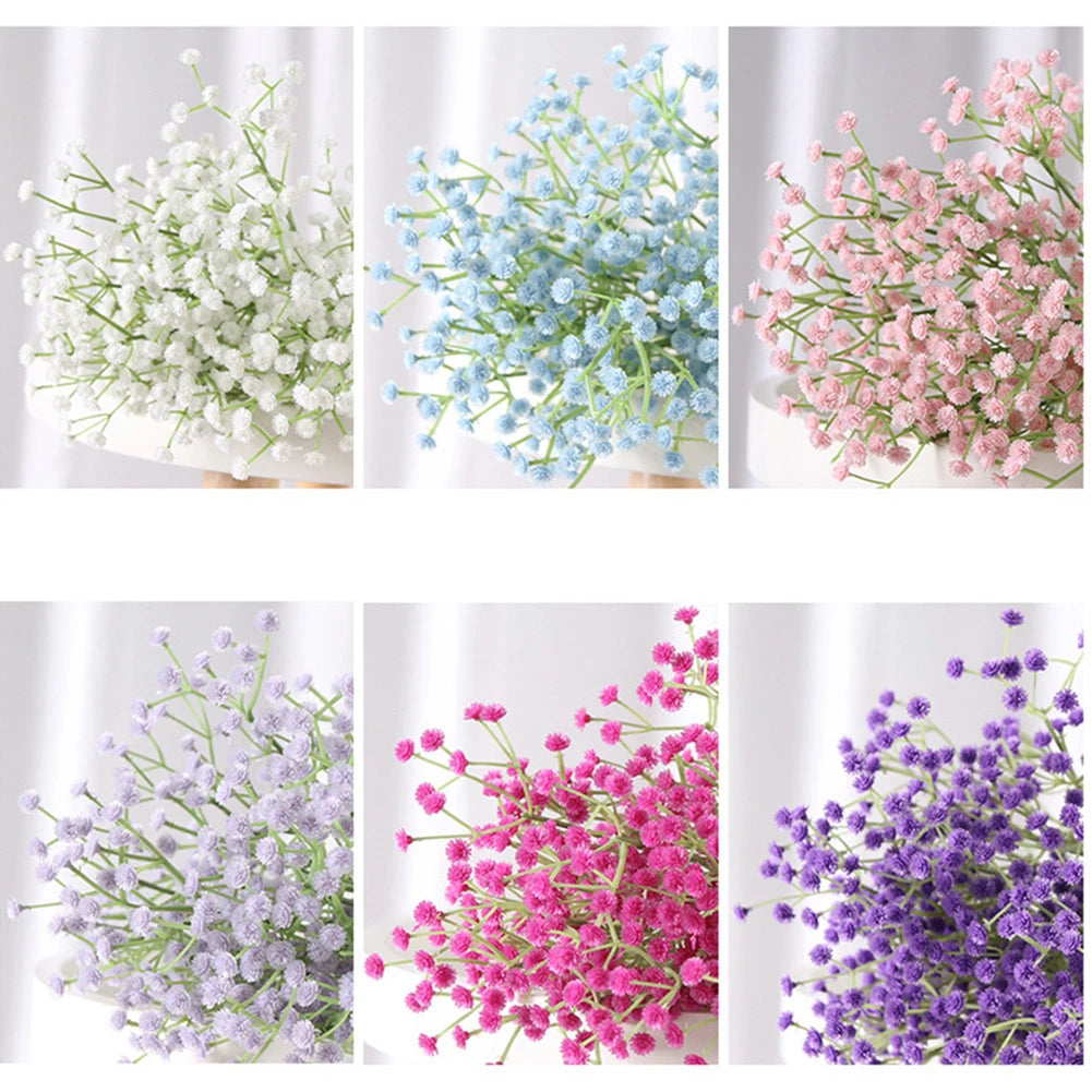 108 Head Gypsophila Artificial Flowers Gypsophila Fake Flower DIY Floral Bouquets Arrangement For Wedding Home Decor