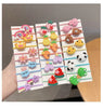 50PCS Girls Cartoon Flower Fruit Elastic Hair Bands Cute Ponytail Hold Hair Tie Rubber Bands Scrunchie Kids Hair Accessories
