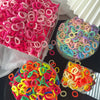 50/100Pcs High Elastic Hair Bands for Women Girls Black Hairband Rubber Ties Ponytail Holder Scrunchies Kids Hair Accessories