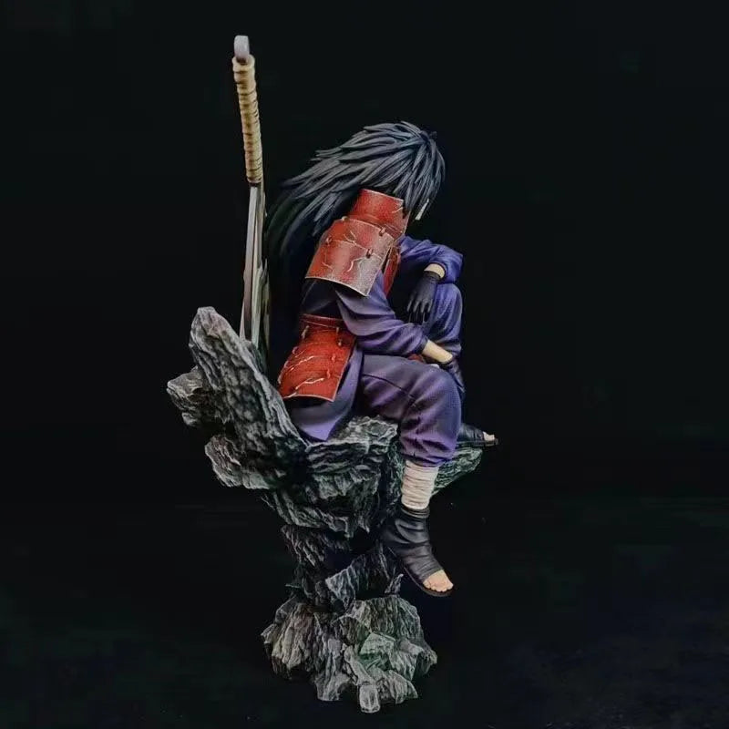 28cm Naruto Anime Action Figures GK Uchiha Madara Figures PVC Collection Model Peripheral Toys Desktop Decoration Toy Kids Gifts