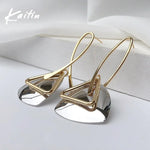 Load image into Gallery viewer, Geometric Metal Hollow Triangle Drop Earrings For Women Personality Dangle Earring Exaggerated punk Jewelry Gifts
