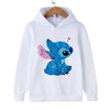 Anime Disney Stitch Hoodie Children Cartoon Clothes Kid Girl Boy Lilo and Stitch Sweatshirt Manga Hoody Baby Casual Top Coat