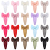 2Pcs Bow Flowers Hair Clip Girl Cute Hair Bands Kids Hair Accessories Handmade Cloth Headwear Hairpins Barrettes Headdress Gift
