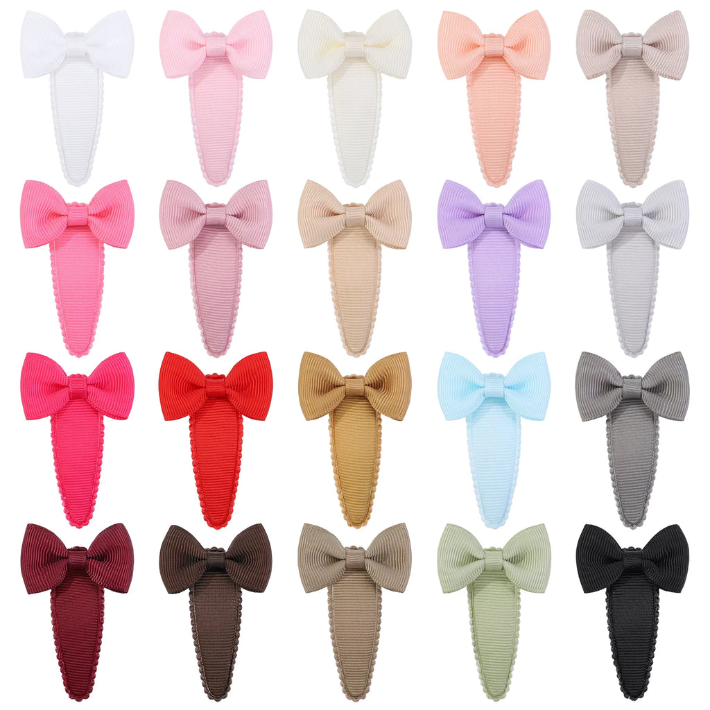2Pcs Bow Flowers Hair Clip Girl Cute Hair Bands Kids Hair Accessories Handmade Cloth Headwear Hairpins Barrettes Headdress Gift