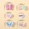 3/6pcs Fashion Sequin BB Hair Clips Color Transparent Flowing Sand Bangs Hair Gripes Girl Cute Cartoon Kids Headwear Accessory
