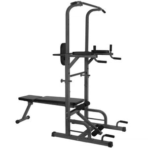 FITNESS Training Tool with Folding and Adjustable Bench, Multifunctional, Home Training, High Quality Steel