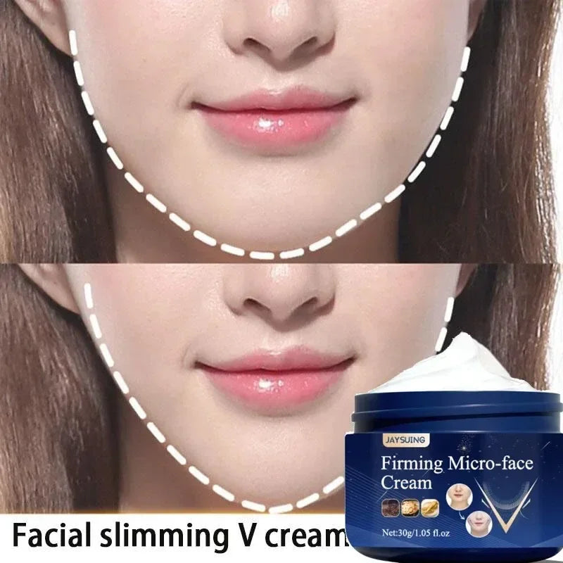 Slimming Cream V-shaped Lifting Firming Facial Slimming Fat Removing Double Chin Massage Facial Fat Burning Beauty Health Care