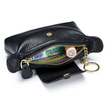 Load image into Gallery viewer, Genuine Leather Coin Purses Small Card Holder Purse High Quality Leather Mini Dumplings Wallet Brand Exquisite Clutch Bag 2023

