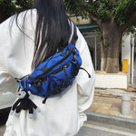 Load image into Gallery viewer, 2024 Techwear Style Punk Hip Hop Single Shoulder Crossbody Bag Men Women Street Vintage Chest Bag Casual Sport Fanny Pack
