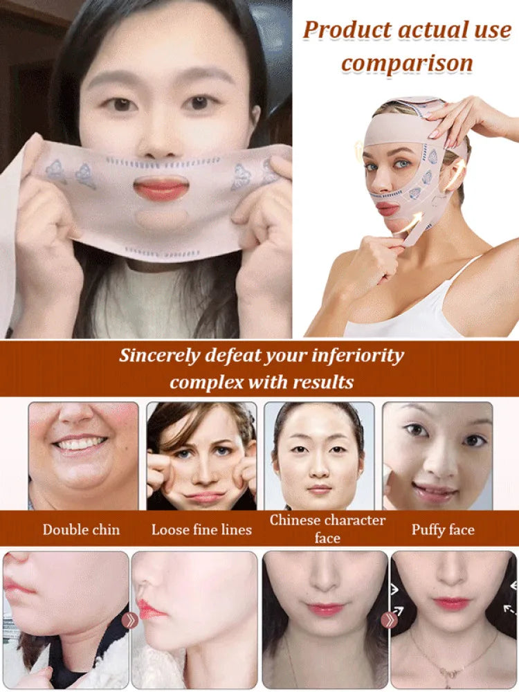 Chin Cheek Slimming Bandage V Shaper V Line Lifting Mask Face Lifting Anti Wrinkle Strap Band Sleeping Mask Beauty Health