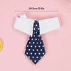 Pet Cat Necktie Gentleman Accessories Dog Collar Adjustable Necklace Star Print Outdoor Beauty Supplies for Puppy Kitten