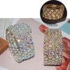 Full Rhinestone Crystal Rhinestones Bridal Jewelry Wedding Bangles Crystal Bracelets Five Rows Bangles Hand Wrist Bracel