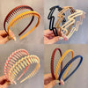 Korean Basic Head Band Girls Comb Hair Pin Frosted Hair Hoop Children Headwear Girls Kids Women Hair Accessories