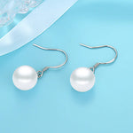 Load image into Gallery viewer, Fanqieliu Original 925 Silver Needle Lady's Fashion Jewelry New Pearl Drop Earrings FQL23505
