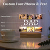 Custom Acrylic Lamp Personalized Photo Text Bedroom Night Light for MOM DAD LOVE Friend Family Day Wedding Birthday Gift Present