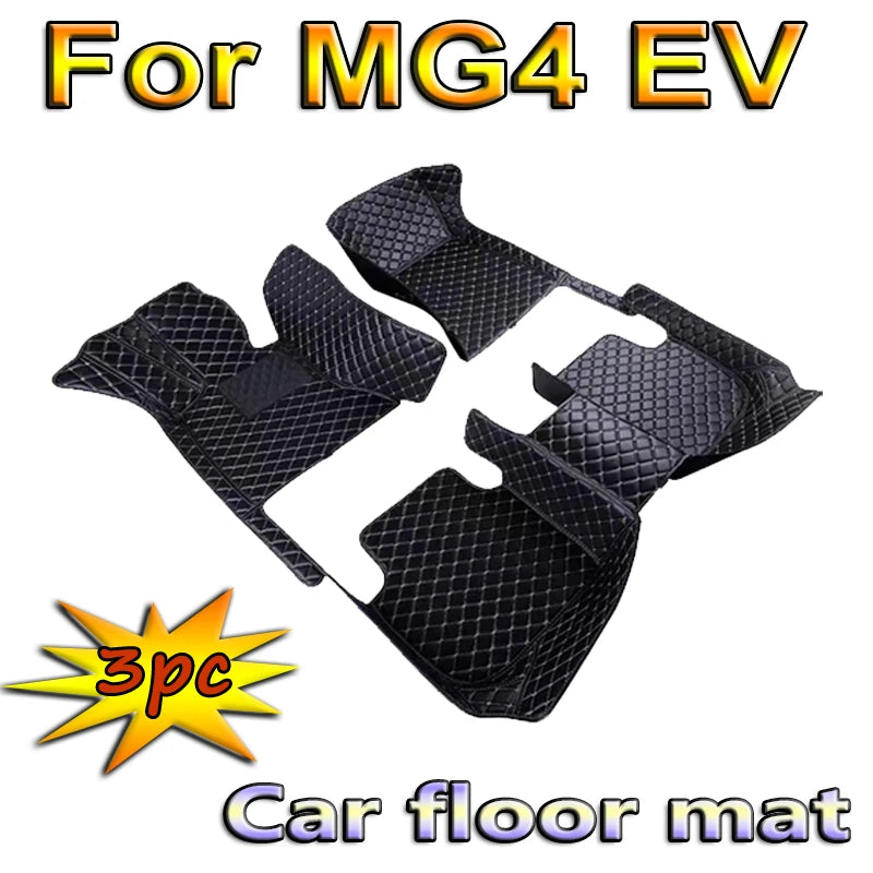 For MG4 EV MG Mulan EH32 2022 2023 2024 Car Floor Mats Carpet Anti-dirt Pad Leather Mat Car Mats Luxury Car Accessories Interior