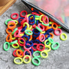 50/100pcs Kids Elastic Hair Bands Girls Gum Scrunchie Rubber Band for Children Nylon Hair Ties Headband Baby Hair Accessories