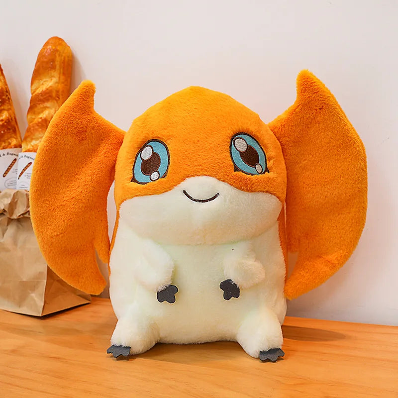 40Cm Anime Digimon Adventure Plush Filled Doll Tailmon Patamon Bed Decoration Pillow Children's Sleeping Toys Boy Birthday Gift