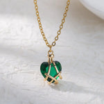 Load image into Gallery viewer, Stainless Steel Chain Heart Necklace For Women Goth Hugs Zircon Heart Pendant Necklace Trendy Wedding Marriage Jewlery Gift 2023
