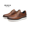 2024 Spring/Summer New Men Shoes Comfy Luxury Brand Men Casual Shoes Lace Up Business Style Dress Shoes BHKH Men Shoes