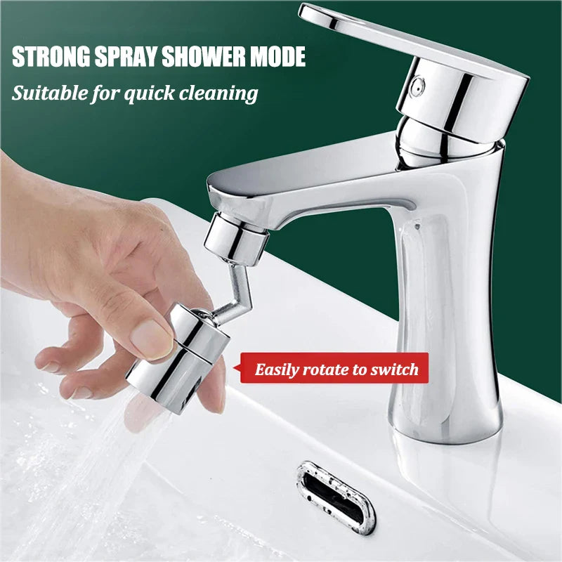 Any Rotation Universal Splash Filter Faucet Spray Head Water Outlet Faucet Extender Bubbler Sprayer Kitchen Bathroom Accessories