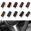 Customized Anti-Slip Black Nappe Artificial Leather Braid Car Steering Wheel Cover For Tesla Model 3 2017-2020 Car Accessories