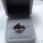 Load image into Gallery viewer, Game Love and Deepspace Sylus Cosplay Rings Unisex Crow Design Zircon Adjustable Opening Ring Accessories Jewelry Gifts
