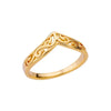 Stainless Steel Rings For Women Men Gold Color Plant Totem Ring Female Male Fashion Wedding Party Finger Jewelry Gift 2024 Trend