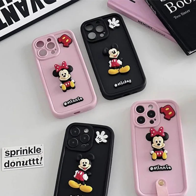 Baby Minnie Mickey for Huawei P60 P30 Pro P40 Lite Nova 10 SE 9 11 11i Multistep Soft TPU Phone Case for Honor 90 70 50 X6 X7 X8