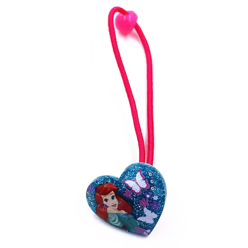 2Pcs Cartoon Princess Disney Mermaid Ariel Shine Hair Clips BB Clips Kids Hairpins Girls Hair Accessories Baby Headdress Gift