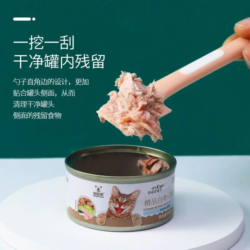 Long-Handled Canning Spoon for Pet Feeding, Scoop for Canning, Scoop for Canning, High Appearance Level, Household Accessories