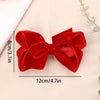 Elegant Velvet Hair Bow Clip Sweet Butterfly Barrettes Kids Hair Accessories Girls Hairpins Headdresses Women Headwear