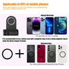 Magnetic CapGrip Magsafe Phone Grip Camera Phone Holder Handheld Selfie Booster w Bluetooth Remote 1/4 Screw for iPhone Android