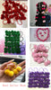 5/10/20Pcs/Set Solid Double Plush Ball Elastic Hair Bands For Kids Girls Hair Ropes Ties Ponytail Headwear Hair Accessories Gift